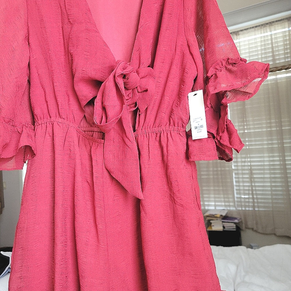 Francesca tie front romper